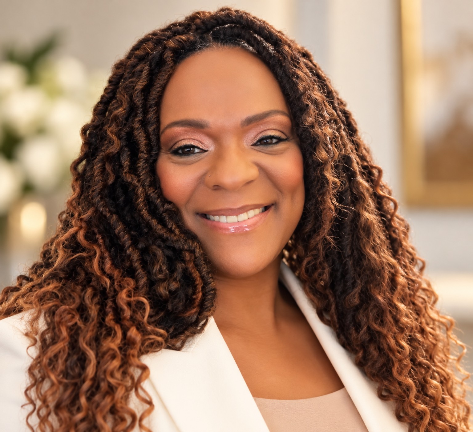 Maria Richardson, founder of Envisage Candle & Bath Company LLC™